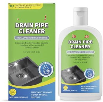 Leistungsstarker Abflussreiniger for Küchen- Und Toilettenrohre – Schnell Wirkender Abflussreiniger, Löst Verstopfungen Und Kalkablagerungen(2PCS)
