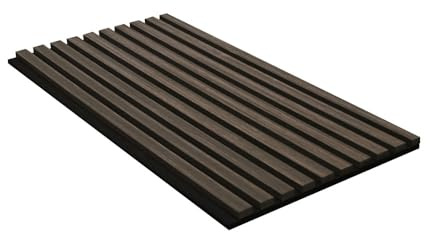 Home Deluxe Akustikpaneel SONIC Smoked Oak - 240 x 40 cm I Akustikpaneel Akustikpaneele Akustik Paneele Wandverkleidung Wandpaneel Wandpaneele Akustikpanel Akustikpanele Lamellenverkleidung