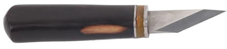 Acouto Herramienta de Corte de Cuero Incisiva, Adecuada para Madera, Cuchillo de Esquivación para Proyectos de Cuero de Bricolaje, Fácil de Controlar, Hecha de de Sándalo y Cuchilla