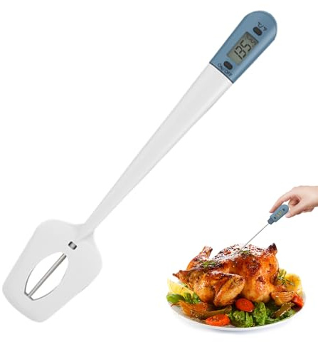 Termometro da cucina – Spatola termometro digitale per cottura – Sonda di temperatura con display LCD – Pasticceria e sciroppi