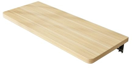 Mesa plegable de pared con estante, escritorio multifunción con hojas caídas y tablero de almacenamiento de madera, escritorio abatible que ahorra espacio para espacios pequeños, estudio, dormitorio