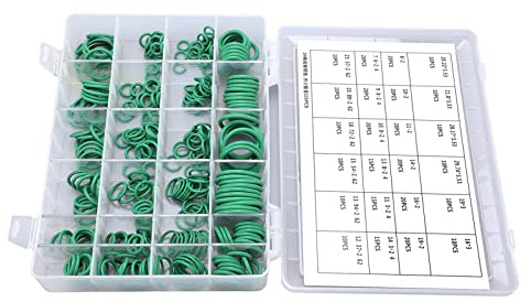 AOWINHIT Universelles O-Ring-Set, Hochwertiges Gummidichtungs-Sortiment für Klimaanlagen und Automobile, 345-teilig