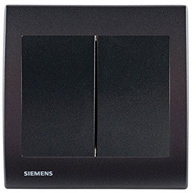 Double Va et Vient Anthracite Delta Iris + Plaque basic Anthracite