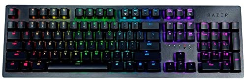 Razer Huntsman Tastatur mit verbesserten mechanischen Opto-Schaltern, 1, Standard
