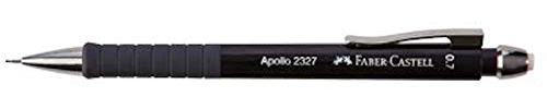 Faber-Castell 232704 - Druckbleistift Apollo, Mine 0, 7 mm,1 Stück (Schwarz)