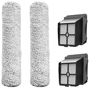 Tineco Replacement Brush Roller and HEPA Assy Set for iFloor 3/Floor One S3 Cordless Wet Dry Vacuum Cleaner (2* Brush Roller+2* HEPA Assy)