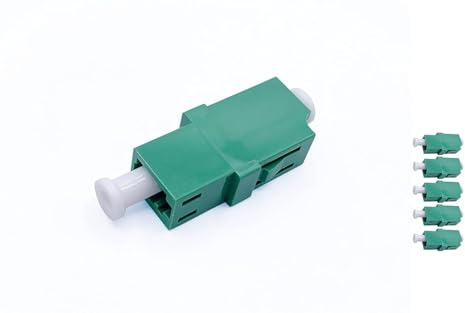 Elfcam® - Glasfaser Adapter, LWL Adapter/Kupplung LC/APC Simplex (5 Stück)