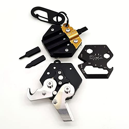 exUs 541-16 in 1 Designer Multitool Werkzeug Schlüsselanhänger Outdoor Camping Urban