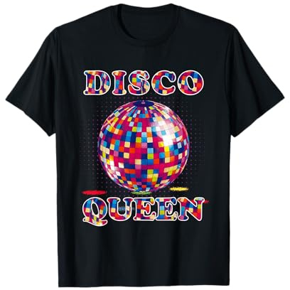 Damen I Love 80s Disco Queen T-Shirt