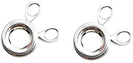 Rfeeuubft 2PCS Stainless Steel Egg, Egg, Egg, Egg Strippers, Poached Egg Shellers,