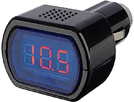 Display a Led Accendisigari Auto Per Indicatore Della Batteria Del Voltmetro Di Tensione Elettrica Tester 12v-24v