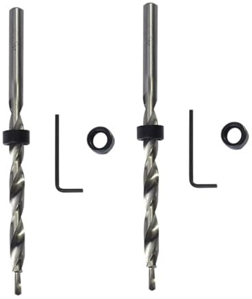 UPKOCH Holzloch-reibahlen-bohrer-set Sechskant-stufenbohrer 9 5 Mm Sechskant 9 5 Mm Rund Hochhärter Stahl Schnelles und Effizientes Bohren