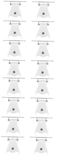 Cabilock 16pcs Bamboo Roman Blind Cord Locks Living Window Blind Fittings Easy to Install