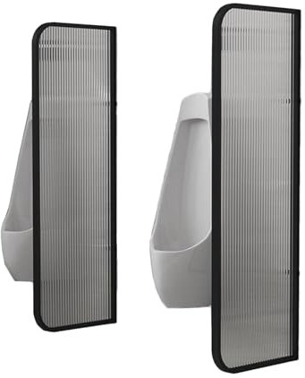 Mampara de baño: Mampara de privacidad para urinario de Hombres, Mampara divisora de urinario de Pared, Mampara divisora de ambientes, Mampara de privacidad para urinario público, para escue