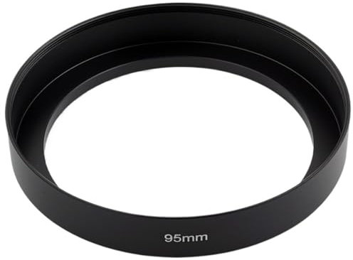 KE88FENG 86 mm x 1 95 mm x 1 105 mm x 1 Gegenlichtblende aus Metall mit Gewinde, for Standardobjektiv(95mm)