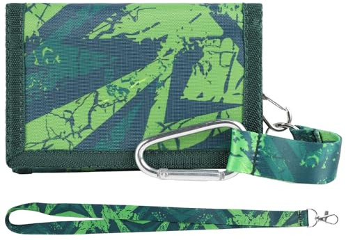 GmeDhc Billetera para Niños, Niñas y Adolescentes con Gancho para Collar Billetera Neutral para Chicos y Jóvenes, 16 centimeter