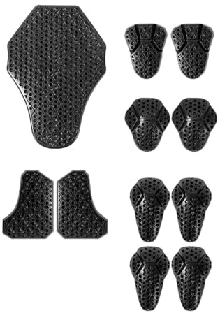 predolo Protectores de espalda para motocicleta, coderas y hombros, fáciles de usar, para exteriores, para adultos y mujeres.