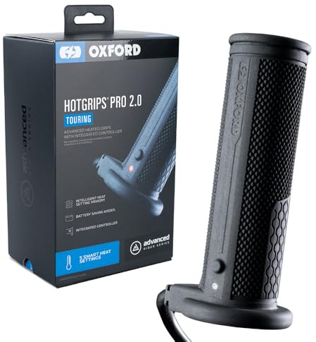 HotGrips Pro 2.0 (integriert) | Beheizte Lenkergriffe für kalte Temperaturen, Winterwetter, Motorradfahren