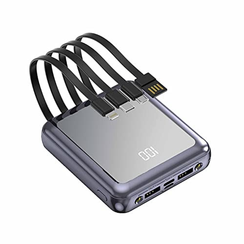 Power Bank, PowerBank, caricabatterie portatile a ricarica rapida, ricarica rapida, batteria USB C (ingresso e uscita) adatta per cellulari, computer, ecc.