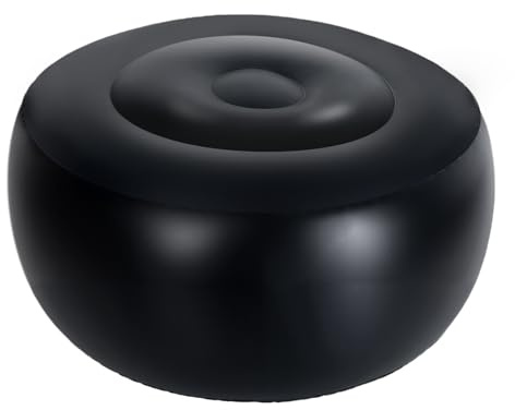 AirSwim Campinghocker Aufblasbarer Hocker, Wetterfest Sitzkissen Outdoor Sitzpouf für Camping Garten Terrasse Wohnzimmer, Yoga Kissen Bodenkissen für Reise Fitness, 55 × 30 cm, 1 Stück