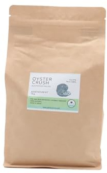 ALMICANNA: Cozze Oyster Crush finemente macinate da 1 kg per la coltivazione di cannabis – Ricco di carbonato di calcio – Regola il pH e favorisce la crescita delle radici – Amendment im Living Soil
