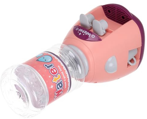 WOONEKY Mini Dispensador de Agua, Juguete de Simulación con Dos Salidas, Plástico Seguro Color Rosa, Tamaño Mini para Juegos de Cocina y Desarrollo Motriz, sin Batería, Divertido