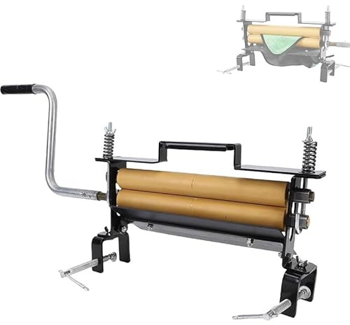 Essoreuse À Linge Manuelle Portable, Essoreuse À Manivelle avec Rouleaux en Caoutchouc Haute Densité, Extracteur Linge Robuste, Élimine 95% L'eau, pour Le Lavage Voiture Le Camping les Voyages