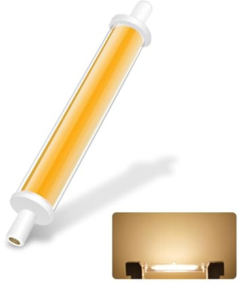 BVCL R7S LED Lampen 118mm Dimmbar 7.7W Lampen Ersatz für 90W Halogenlamp Glühbirne 850lm Flimmerfrei 360° CE/TÜV(1pcs)