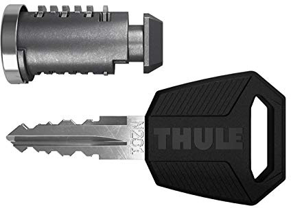 Thule 450200 One-Key Security, Silver/Black, 2 Lock cylinders