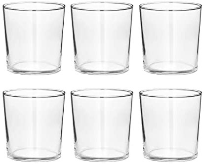 BUTLERS 6er Set Trinkgläser 345ml - PURIST - Wassergläser Set, Cocktailgläser Set | spülmaschinenfeste Gläser & Trinkgeschirr für Tee, Saft, Limonade, Eiskaffee, Longdrinks