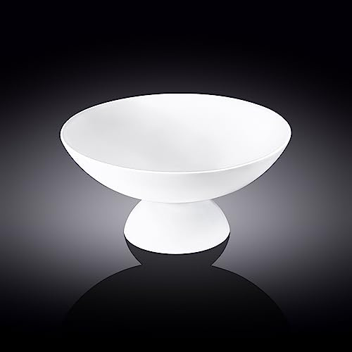 Wilmax WL-996126/1C - Frutero (porcelana, 24 cm de diámetro, 11,5 cm de altura), color blanco