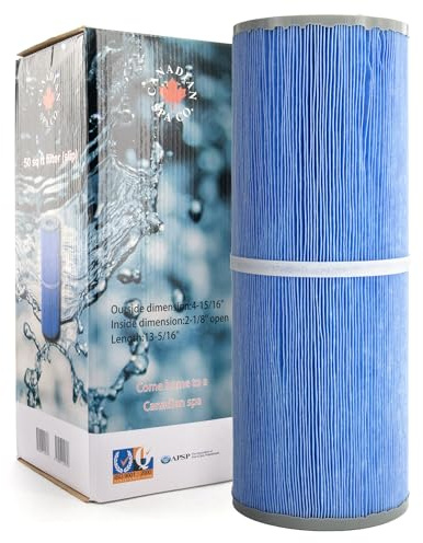 CANADIAN SPA CO. Whirl Pool Filter offen, 336 x 127 x 55 mm, antimikrobieller Schutz, Silberionen-Technologie, Hot Tub Zubehör