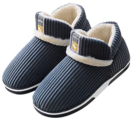 Générique Chausson Botte Femmes Hiver Chaud Peluche Fourrés Adulte Haute Densité Mémoire Mousse Chaussures Montant Maison Antidérapant Semelle Interieur Pantoufles Confortable Pantoufles Bottines