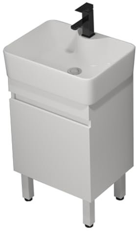 Évier De Cuisine Meuble De Salle De Bain Autoportant, Évier En Céramique Commercial, Lavabo Avec Meuble En Bois, Évier De Restaurant Lavabo Salle De Bain Pour Intérieur, Garages, Extérieur ( Size : 40
