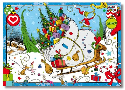 Ravensburger Puzzle 12001351 - Der Grinch - 1000 Teile Puzzle für Erwachsene und Kinder ab 14 Jahren, Weihnachts-Puzzle