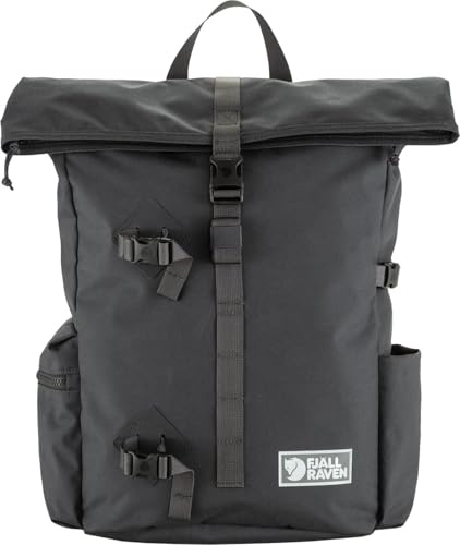 Fjällräven Rucksack Freizeitrucksack mit Laptopfach Vardag Foldsack 25 Coal Black schwarz