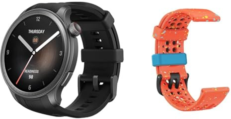 Amazfit Balance 46 mm Smart Watch + Offizielles Smartwatch-Ersatzband Orange