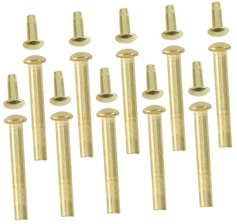 Uonlytech Kit 10 Set Perni e Rivetti in Acciaio Inossidabile per Riparazione Ventagli Pieghevoli, Accessori Facili da Usare, Leggeri e Resistenti per Fai da Te
