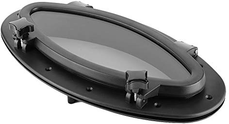 Marine Oval Portlight Stalinite Porthole Replacement Anti- Window for Boat RV