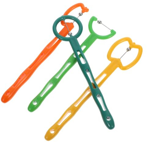 Veemoon Set 4pezzi Allenatore della Lingua per Bambini Strumento Orale in Plastico per Esercizi di Forza e Coordinazione Muscolare Orale per Terapia del Linguaggio