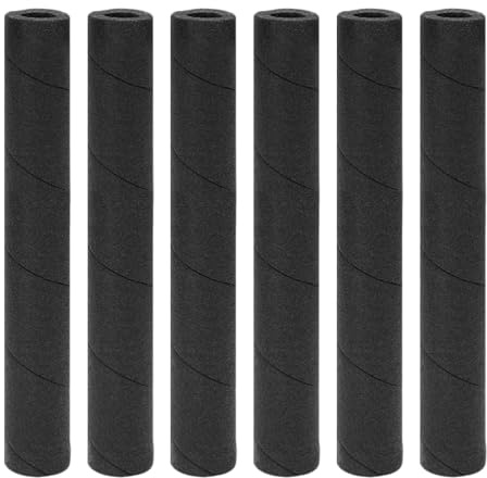Tubos de Espuma | 6 Unidades de Funda Aislante para Tuberías,Aislamiento Térmico Negro para Interior Exterior Máquinas de Gimnasio Manillar Unidad AC Portaequipajes