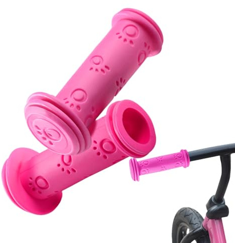 2 empuñaduras de bicicleta para bicicleta, empuñaduras ergonómicas para manubrio de bicicleta para niños, fundas de agarre de goma suave antideslizantes, cómodo accesorio de ciclismo de soporte de