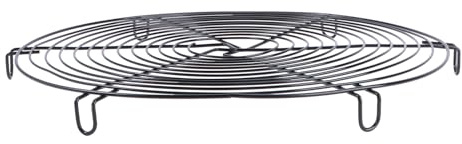 DIYEAH Rejilla Enfriadora Negra para Panadería Multifunción para Enfriar Pasteles Galletas y Pan Estante de Secado y Barbacoa Diseño de Gran Capacidad para Cocina