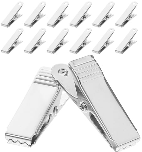 FUNOMOCYA 40 Pezzi Morsetti a Coccodrillo in Metallo Mini Molla per Cavi Elettrici Clip per Immagini e Cablaggio Domestico Pinze Resistenti alla Corrosione per Lavori Elettrici e Test