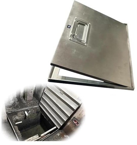 Large Crawlspace Access Door 24x28 24x36 32x32 32x36, Locking Flush Floor Hatch Door/Manhole Cover, for Cellars/Window Well(26x39/66.04x99.06cm)