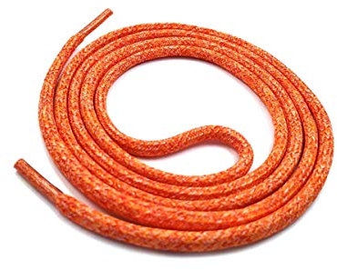 TikTako Sport Runde Schnürsenkel Süßigkeit Schnürsenkel Saiten Seil für Sport Sneakers Boots, 07 Orange Rot, 100cm