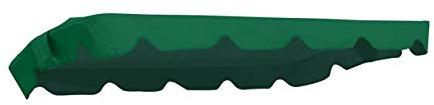 Hollywoodschaukel Ersatzdach 182 x 134 cm (Taschenmaß 176 x 130 cm), dunkelgrün, 100% Polyester
