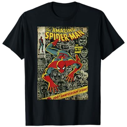 Marvel Spider-Man Comic Book Anniversary Maglietta