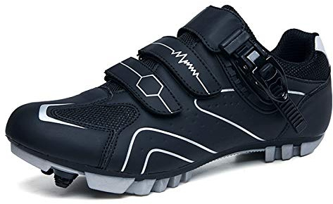 Mountainbikeskor Cykelskor Män Kvinnor MTB -skor SPD Mountainbike Skor med Spänne MED Spinnskor