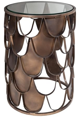Riess Ambiente Beistelltisch Abstract 40cm - transparent - Sicherheitsglas